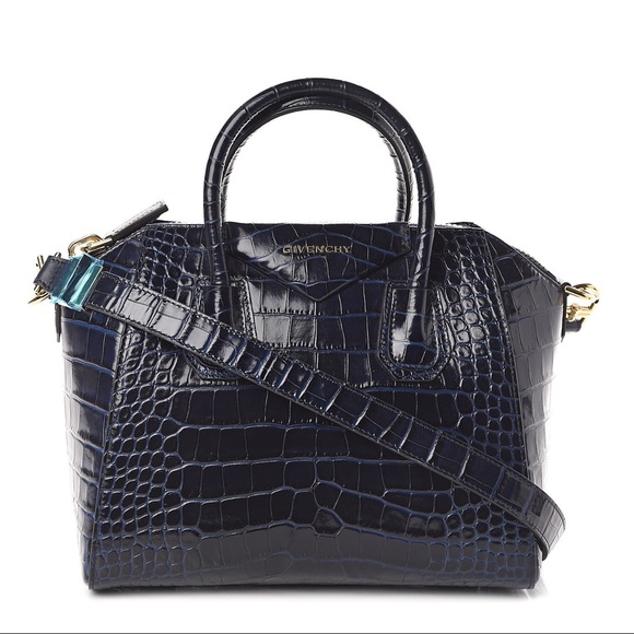 Givenchy Small Antigona Croc Embossed Purse - Picture 2 of 16
